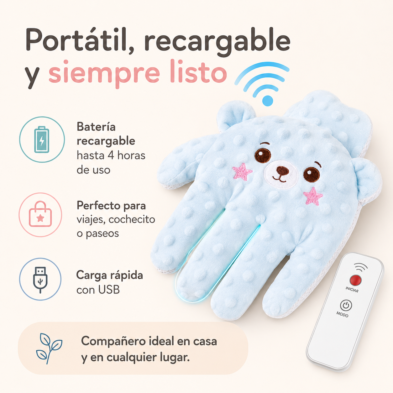 MimoBaby · Osito de palmaditas suaves